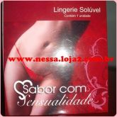 Calcinha Solúvel Sabor com Sensualidade- Morango